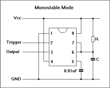 555 monostable circuit