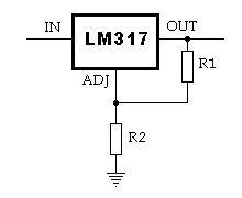 LM117/LM317 output voltage calculator
